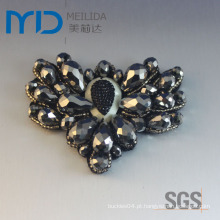 Rhinestones Bead sapato flores Buckle para mulher sapatos